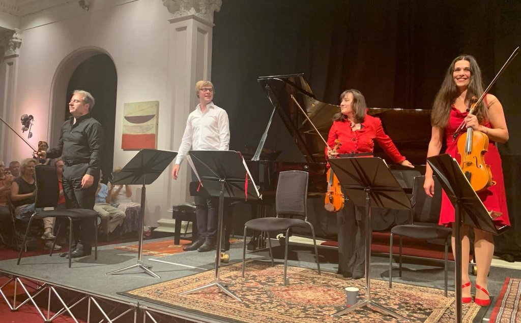 Latvijas vēstniecība apmeklē ConTempo kvarteta un pianista Didža Kalniņa koncertu