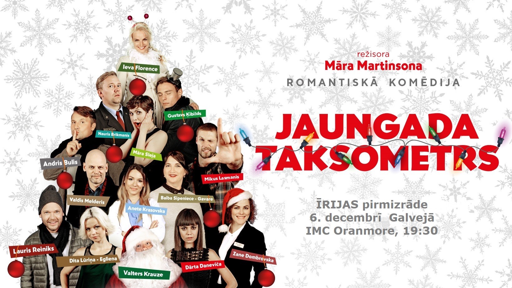 Filmas “Jaungada taksometrs” seansi Īrijā