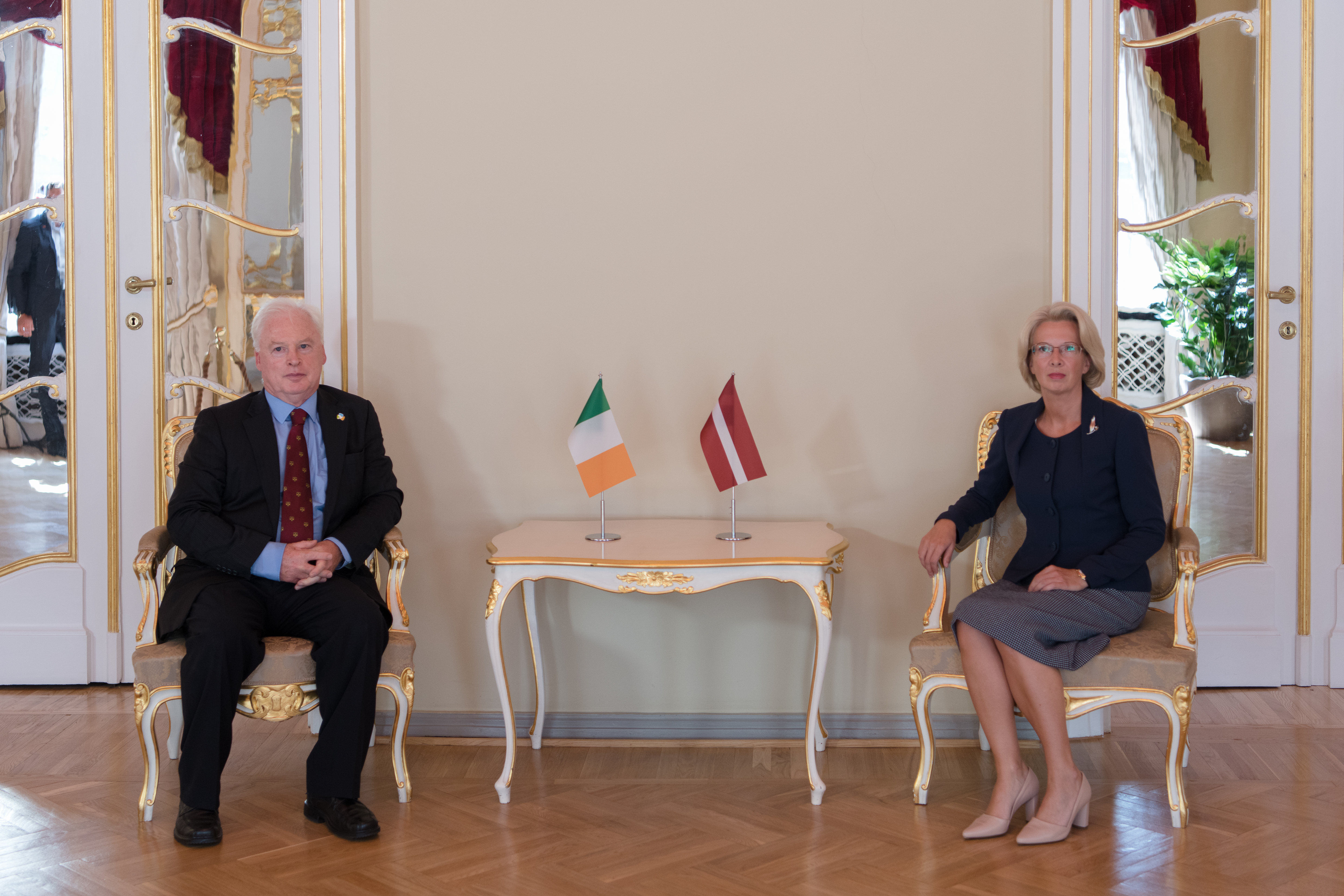 I.Mūrniece Īrijas vēstniekam: diaspora ir prioritāte mūsu parlamentārajā dialogā