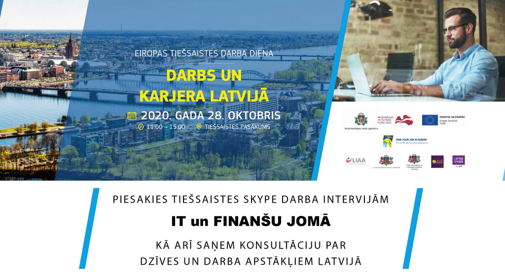 “Darbs un karjera Latvijā” – iespēja atrast darbu IT un finanšu jomā