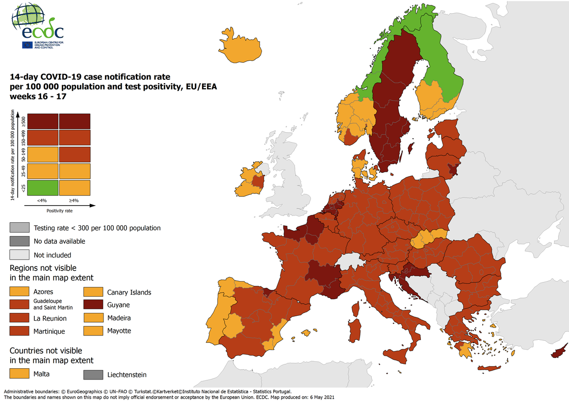 Ceļošanas noteikumi Eiropas valstīs