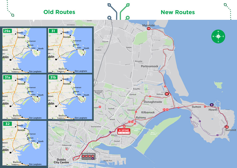 Ieviestas pirmās pārmaiņas Dublinas autobusu satiksmē