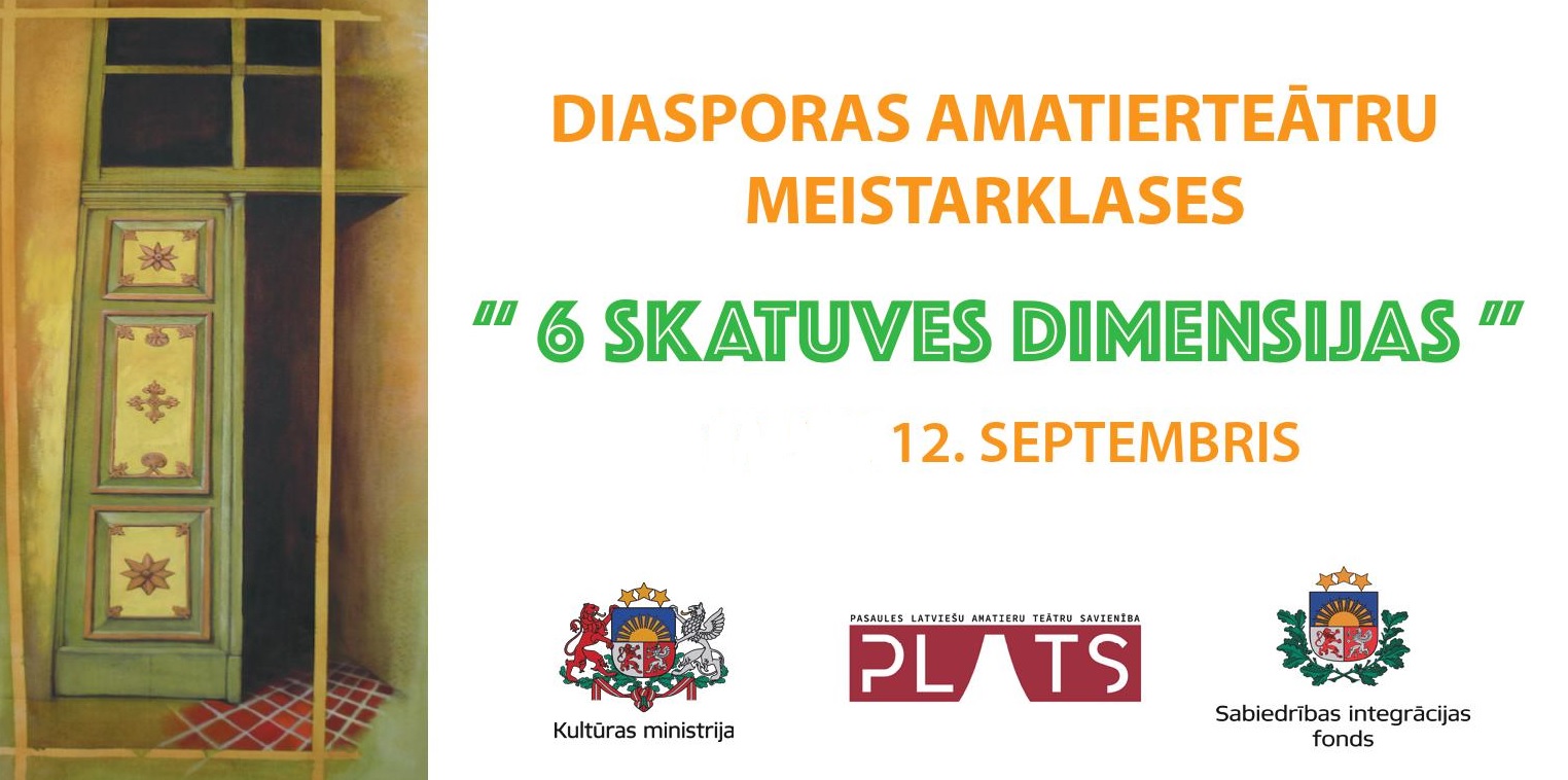 PLATS aicina uz meistarklasēm “6 skatuves dimensijas”