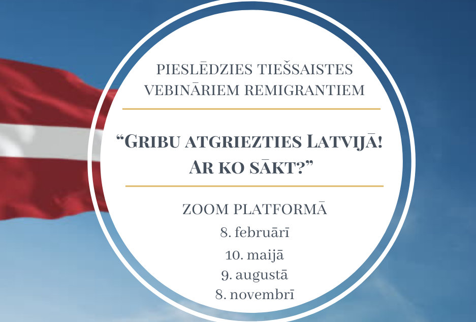 Arī šogad notiks zoom semināri potenciālajiem remigrantiem