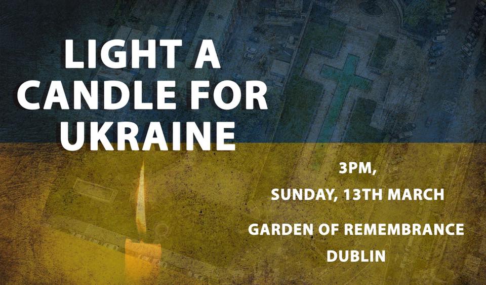 Ukraiņi aicina uz akciju Light a candle for Ukraine