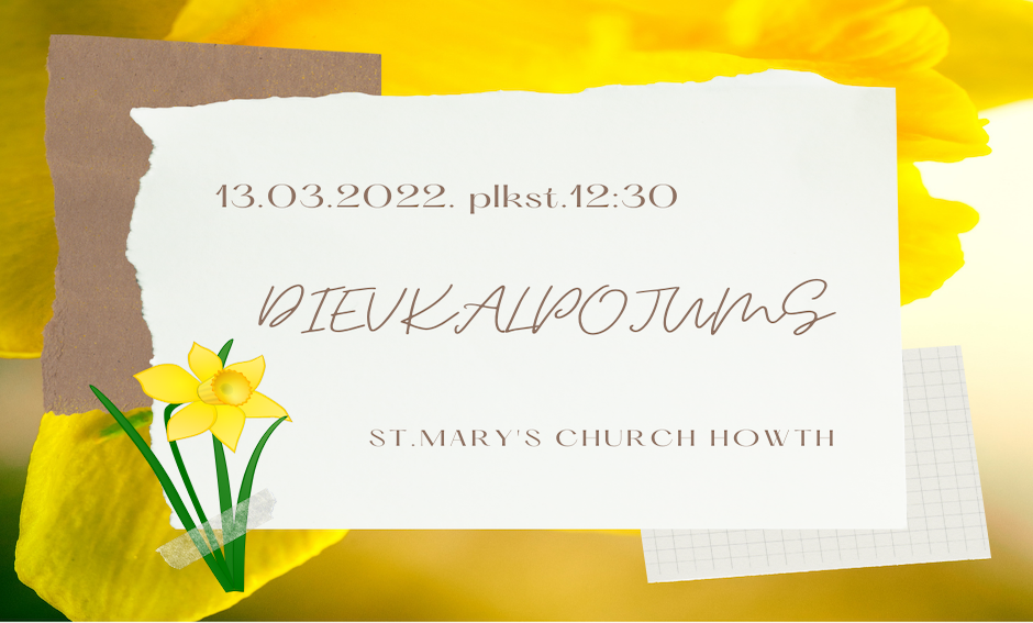Sv. Pētera luterāņu draudze Īrijā aicina uz dievkalpojumu