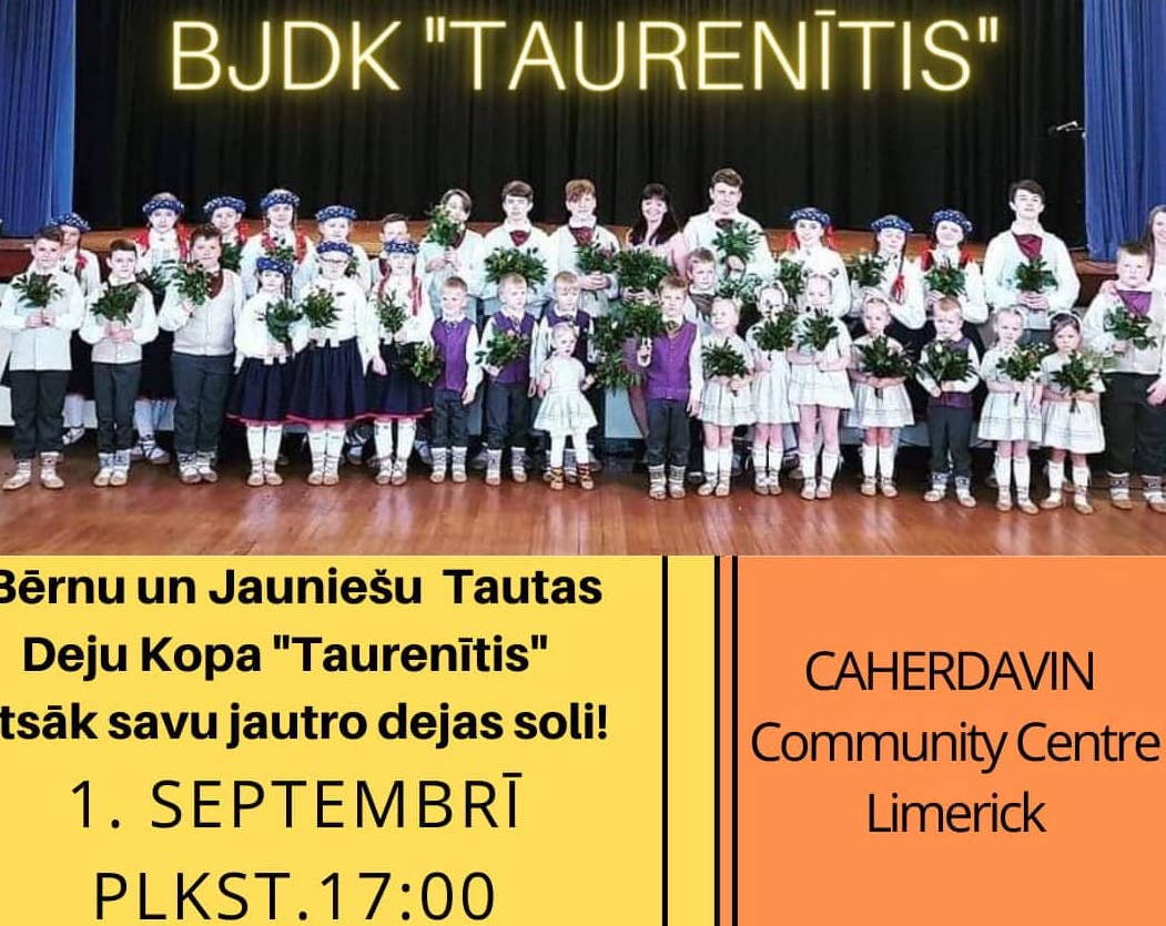 Limerikas bērnu deju kopa sāk jauno sezonu un aicina jaunus dalībniekus
