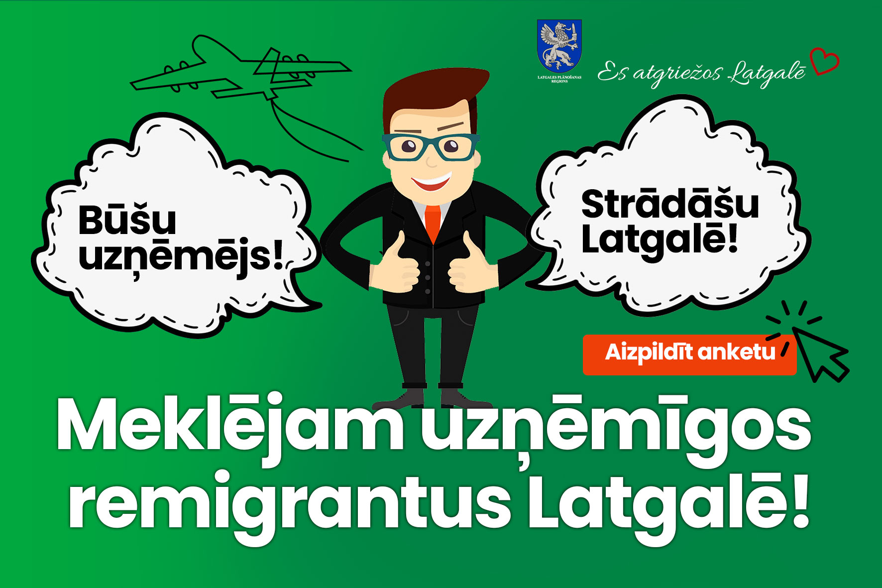 Meklē uzņēmīgos remigrantus Latgalē!