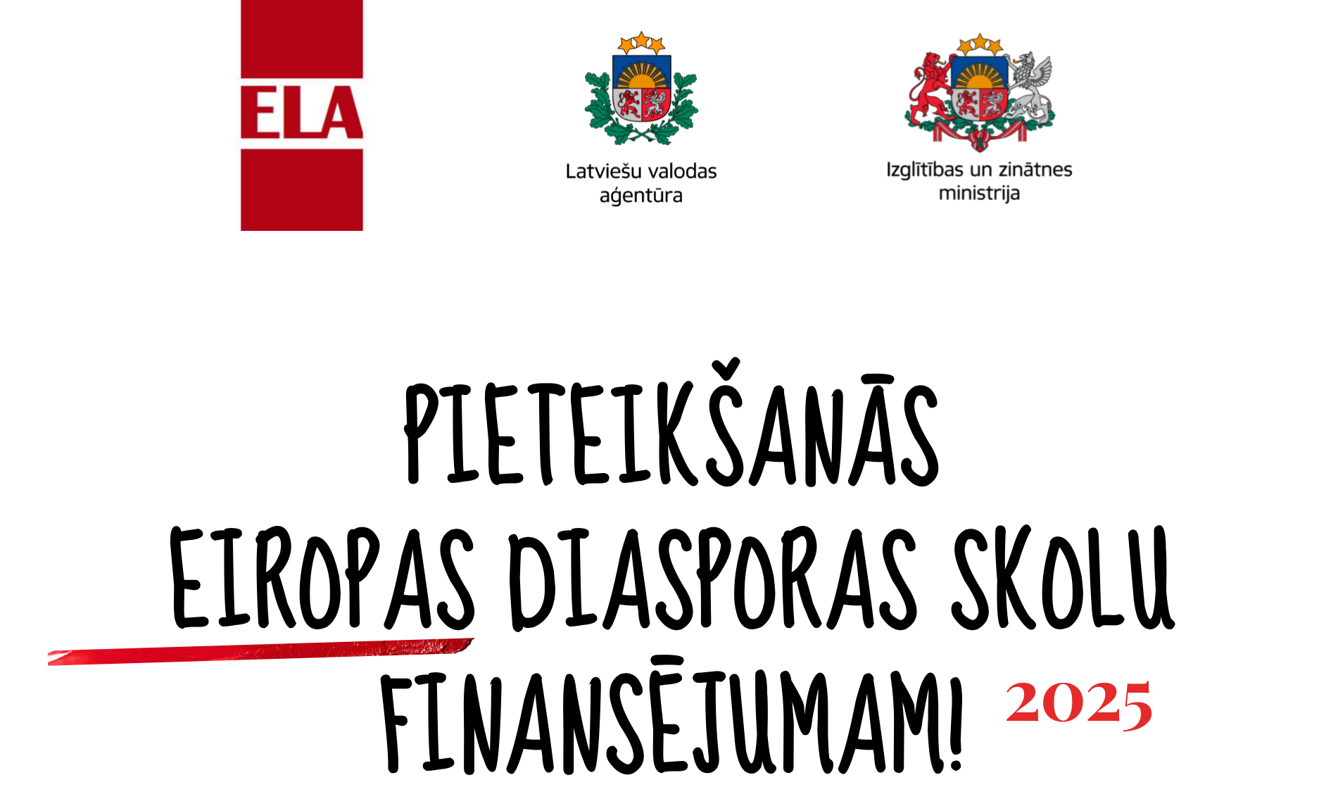 Eiropas diasporas skolas var pieteikties finansējumam