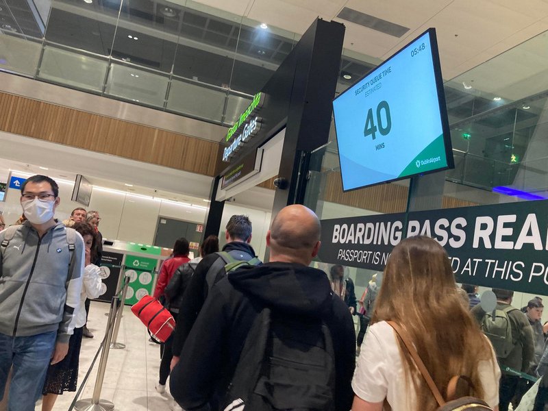 Dublinas lidosta šajā nedēļas nogalē apkalpos gandrīz pus miljonu pasažieru