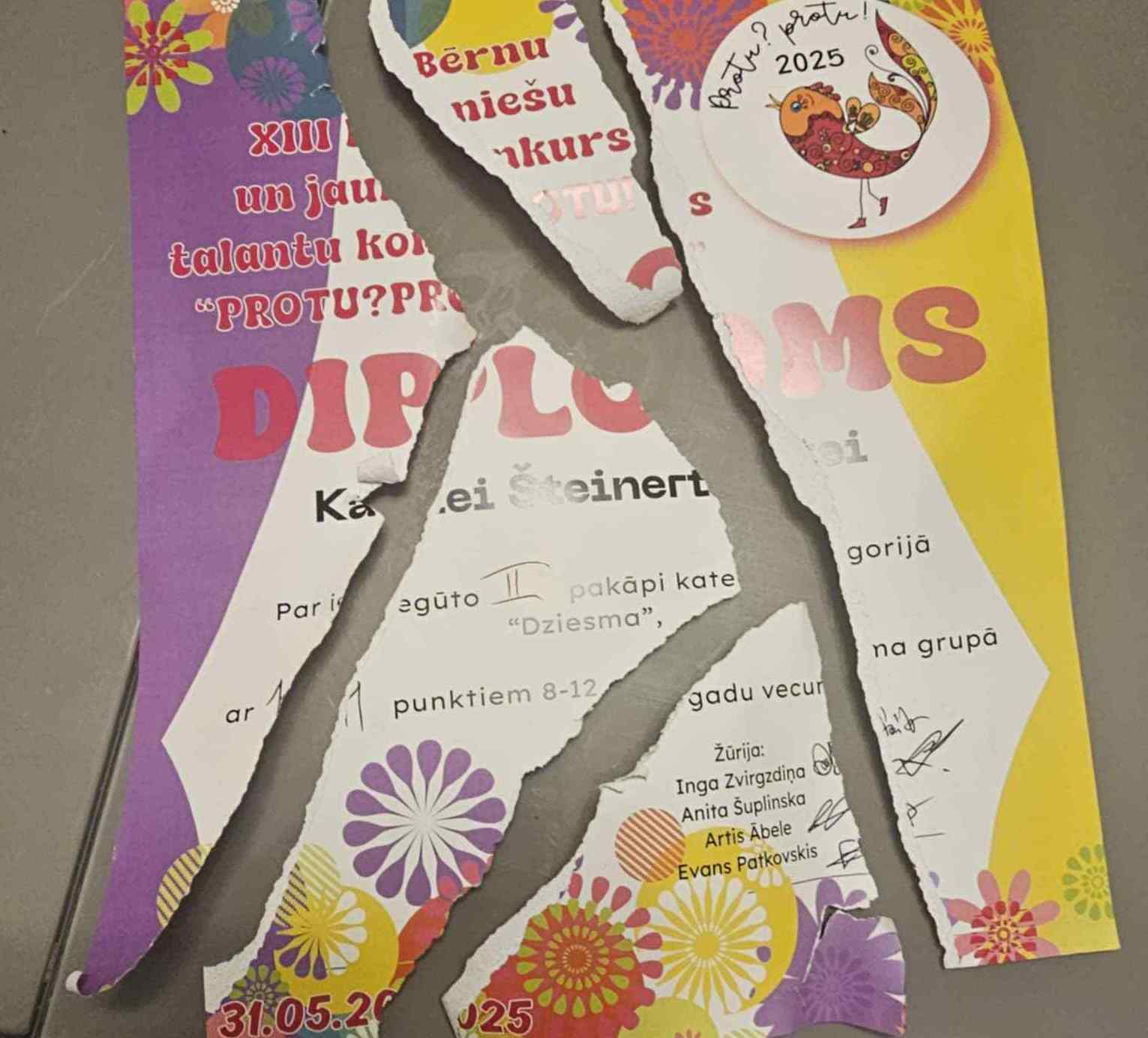 Konkursa “Protu? Protu!” dalībnieces vecāki lūdz pārskatīt vērtēšanas procesu